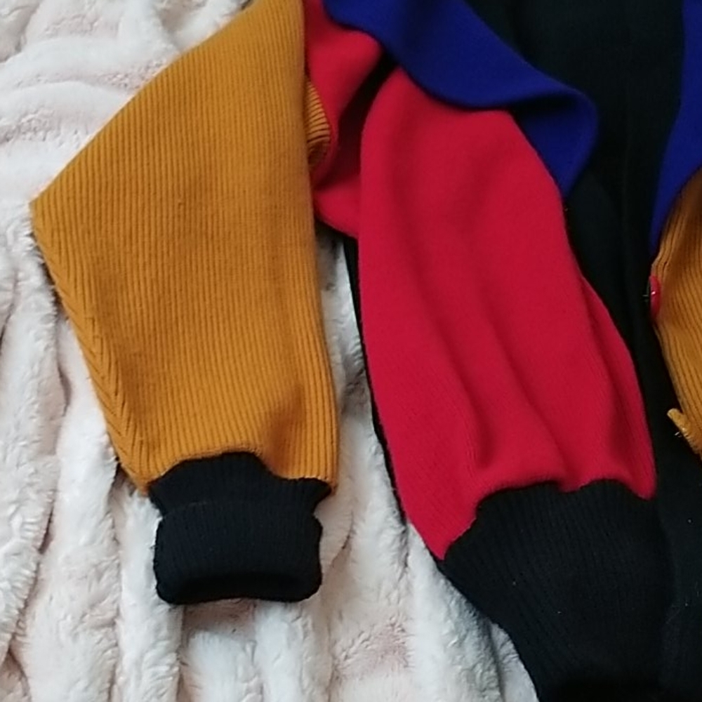 Crericci vintage multi-colored sweater - Picture 2 of 8